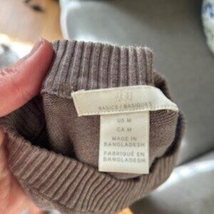 H & M Basics Brown Sweater